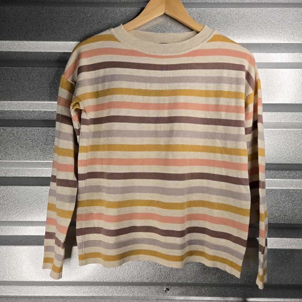 Fate Sweater – Multi-Color Striped – Size L